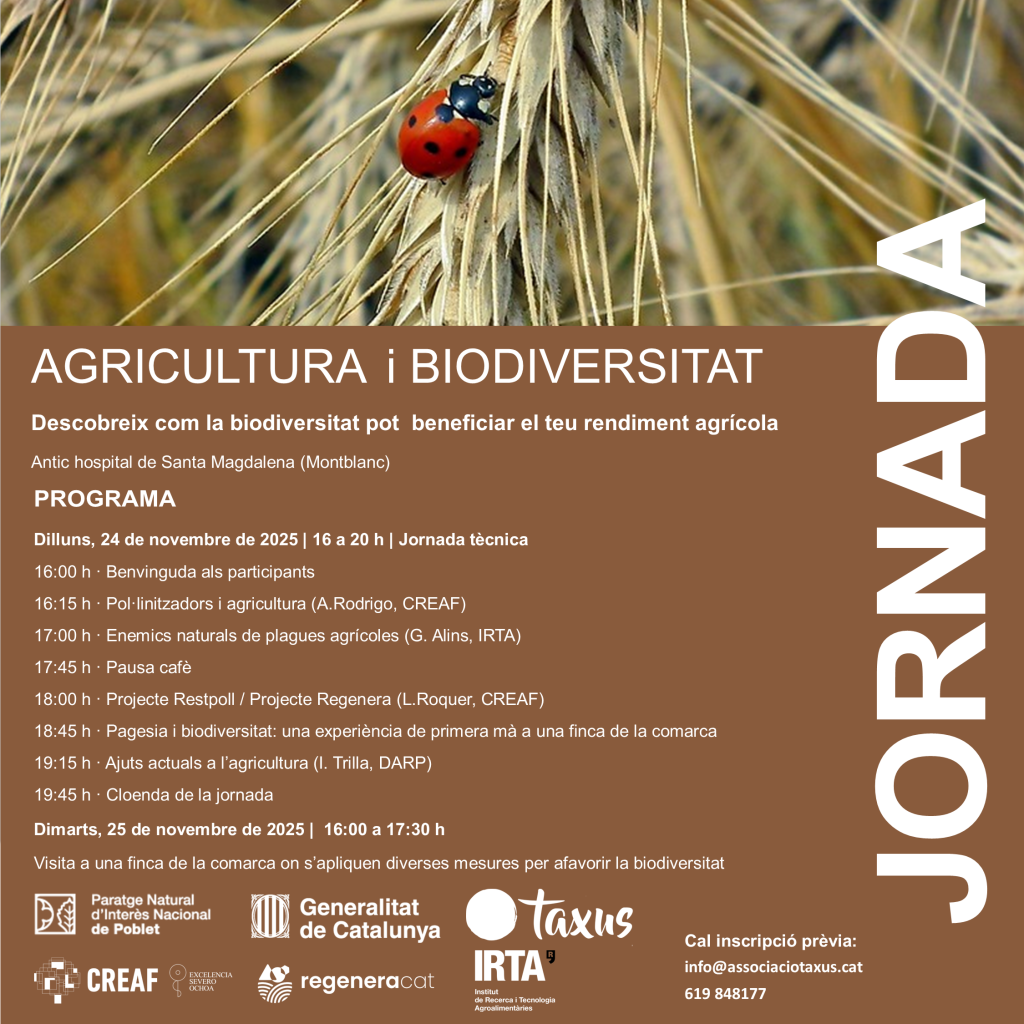 Jornada agricultura i biodiversitat, Montblanc